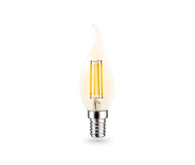 Филаментная светодиодная лампа Ambrella Light Bulbing E14 11W 2700K свеча на ветру 351123