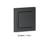 Выключатель 1-кл с подсв., Zigbee, сх.1, L+N, 10А SBER Systeme Electric AtlasDesign Smart Карбон ATN001013Z