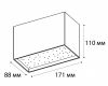 Накладной светильник Italline DL 3029 white 4000K