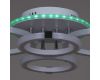 Потолочная люстра Reluce 06319-3.3-04 WH+CR (RGB)