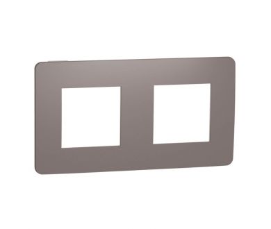 Рамка 2-постовая Schneider Electric Unica New NU280416