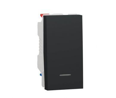 Переключатель одноклавишный с нейтралью Schneider Electric Unica New NU310354S