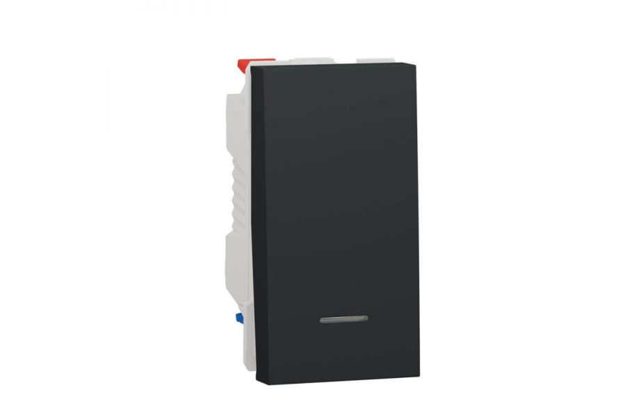 Переключатель одноклавишный с нейтралью Schneider Electric Unica New NU310354S