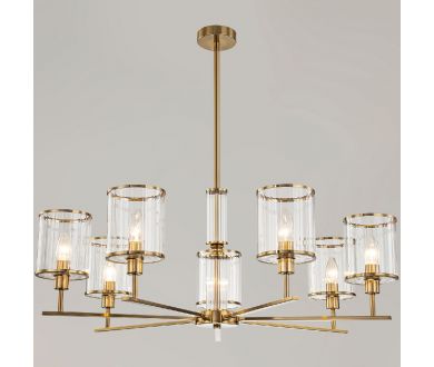 Люстра на штанге Illumico IL0183-8C-79 COPPER KOPNINI