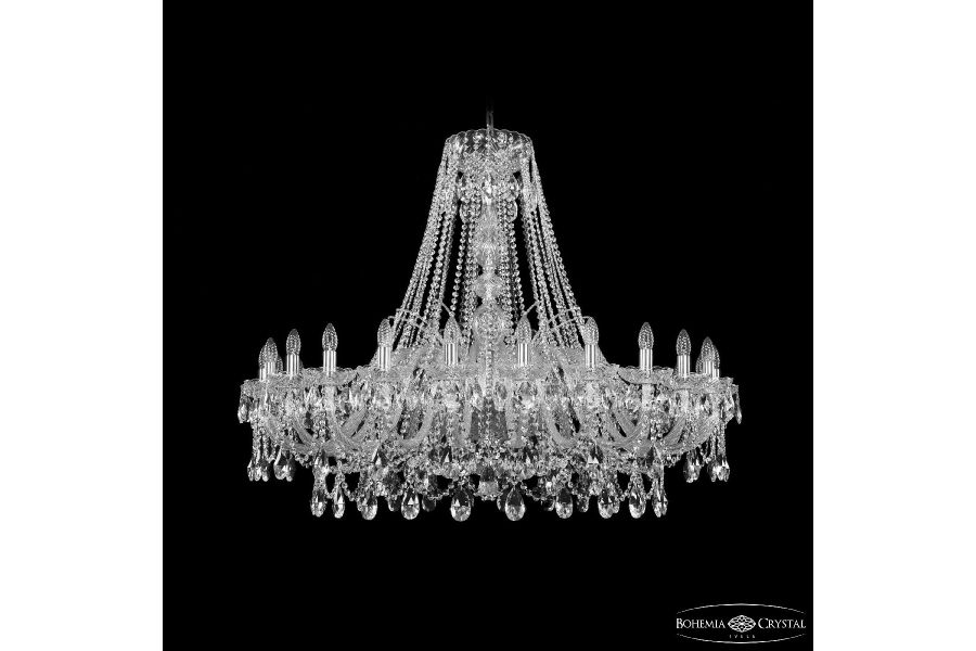 Подвесная люстра Bohemia Ivele Crystal 1411/24/460 Ni