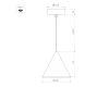 Подвесной светильник Arlight SP-MAKOTO-R180-10W Warm2700 (WH, 36 deg, 230V, TRIAC) 057207