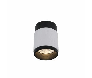 Накладной светильник iLedex Delta 1955-10W-3000K-36 BK+WH