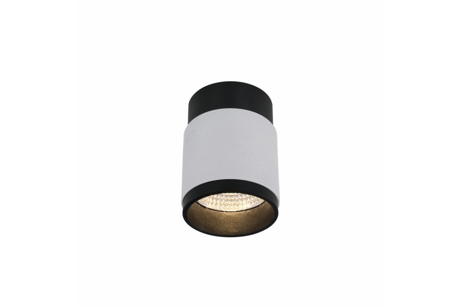 Накладной светильник iLedex Delta 1955-10W-3000K-36 BK+WH