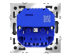 Розетка с USB, A+C Voltum S70 VLS040508 (черный матовый