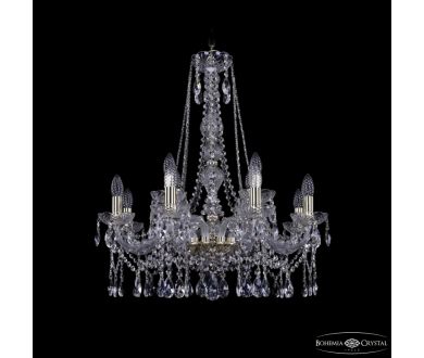 Купить Подвесная люстра Bohemia Ivele Crystal 1413/8+4/220/h-73 G Подвесная люстра Bohemia Ivele Crystal 1413/8+4/220/h-73 G
