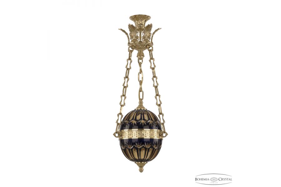 Подвесной светильник Bohemia Ivele Crystal 71000P/20 G Amber-Blue/H-1I Y8