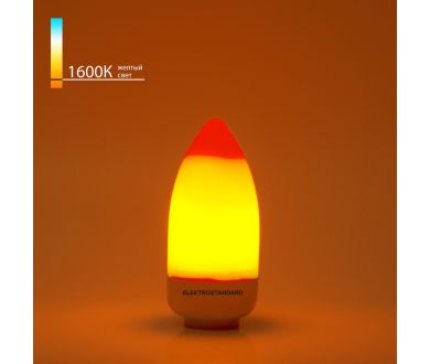 Светодиодная лампа Elektrostandard свеча матовая E14 3W 1600K 4690389174278