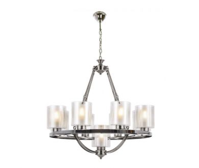Подвесная люстра Lumina Deco Santini LDP 1220-9 CHR+WT