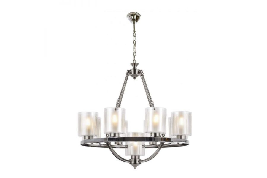 Подвесная люстра Lumina Deco Santini LDP 1220-9 CHR+WT