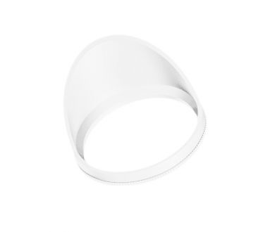 Насадка антибликовая Arlight LGD-ARTIFACT-HALF-SNOOT-R65 (WH) (Металл) 057159