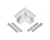 Коннектор угловой для магнитного шинопровода Myfar Accessories for MagLine 23 MT0200-CL-W