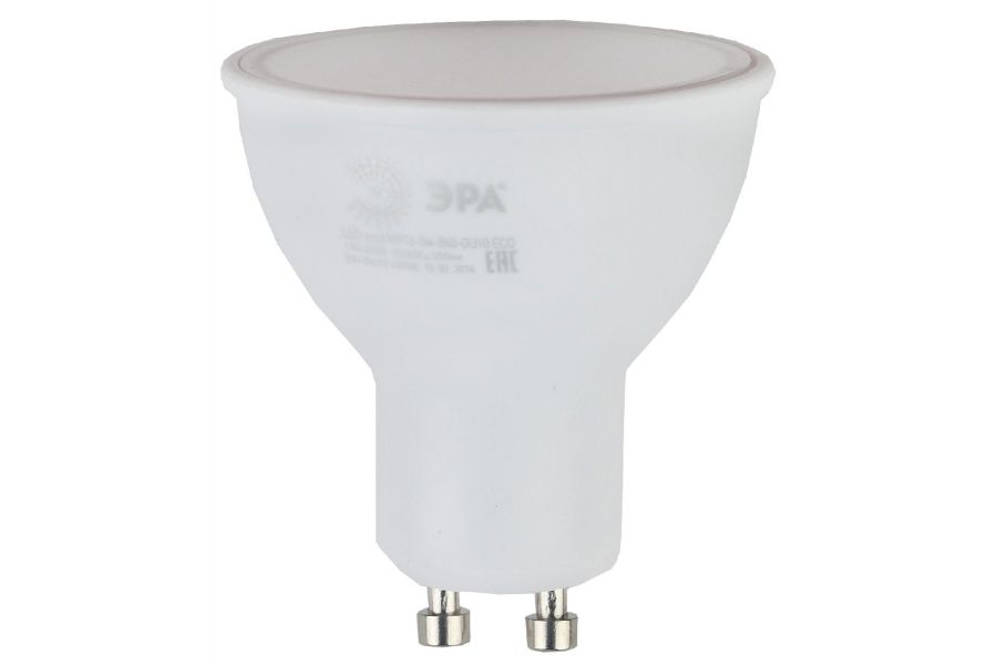 Лампа светодиодная Эра GU10 5W 4000K LED MR16-5W-840-GU10 R Б0050689
