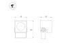 Прожектор Arlight ALT-BLOCK-S65x65-5W Warm3000 (GR, 3 deg, 230V) 052367