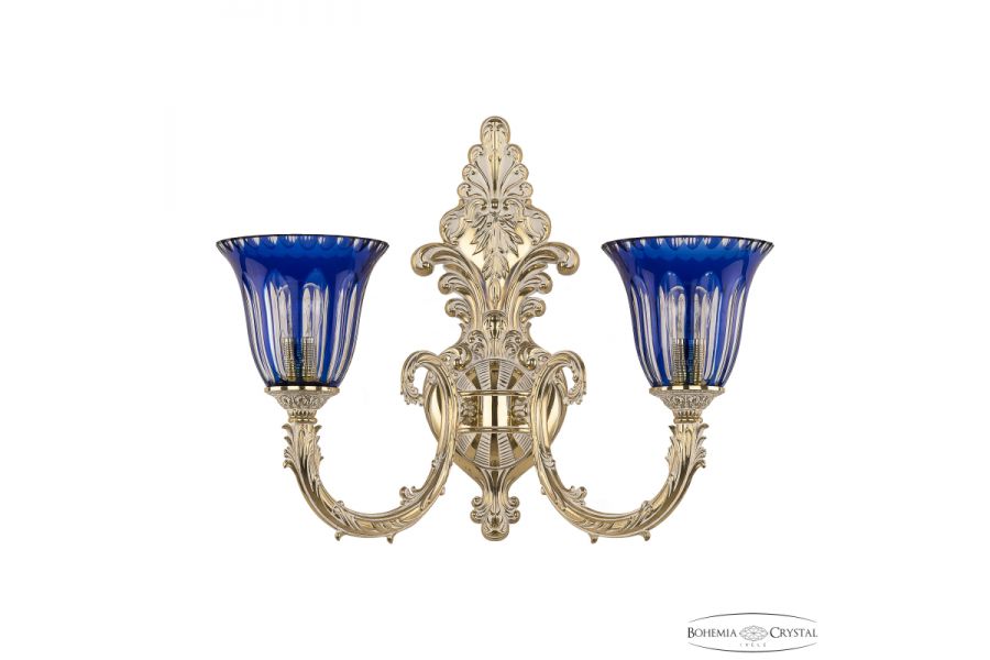 Бра Bohemia Ivele Crystal Florence 7109B15/2/210 GW P2 U Clear-Blue/H-1H