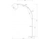 Торшер Arte Lamp Paolo A5822PN-1PB