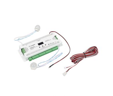 Контроллер лестничный Arlight Smart-Step-32-2S-SUF (5-24V, 32x1A, SPI) 033122