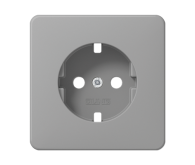 Купить Розетка штепсельная Schuko Jung CD1520BFPLGR Розетка штепсельная Schuko Jung CD1520BFPLGR