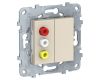 Розетка 3xRCA Schneider Electric Unica New NU543144