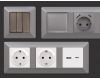 Рамка двухместная Ambrella Volt Line AF110502