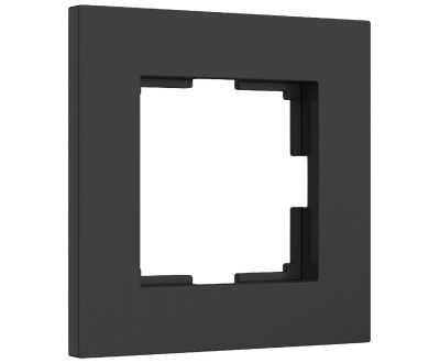 Купить Рамка на 1 пост Werkel Slab черный матовый W0012908 4690389193293 a062799 Рамка на 1 пост Werkel Slab черный матовый W0012908 4690389193293 a062799
