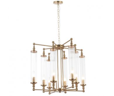 Подвесная люстра Crystal Lux TOMAS SP8 D650 BRASS