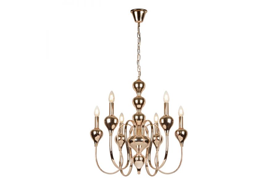 Подвесная люстра iLamp Lady 88003-6 GD