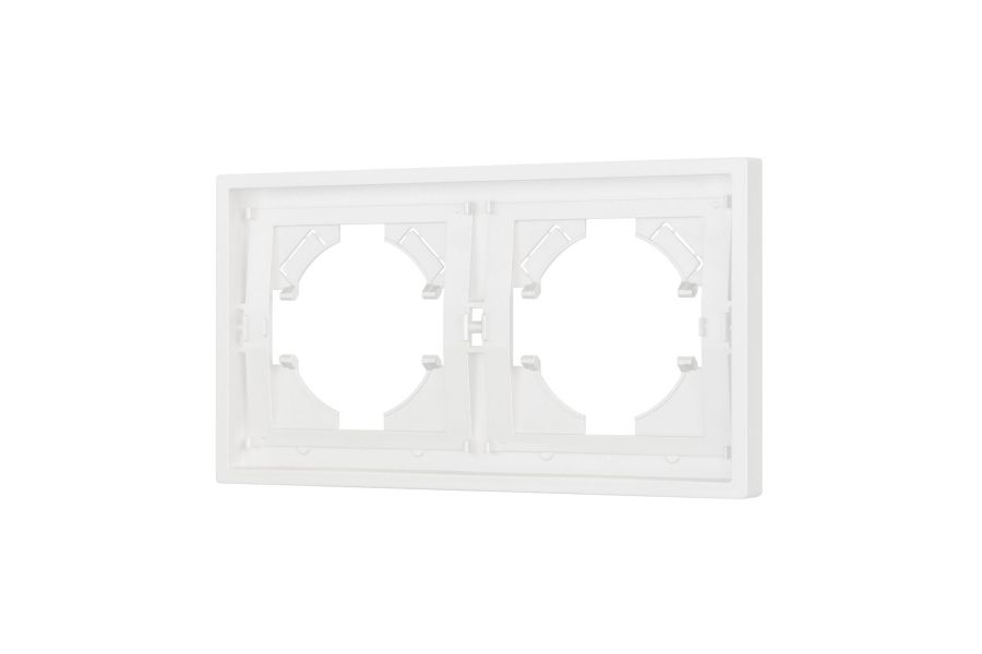 Рамка пластиковая на 2 поста Arlight FRM-TENDO-SFPL-2-WH 054649