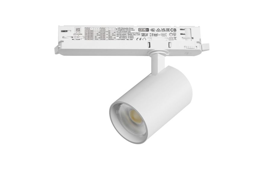 Трековый трехфазный светильник Quattro LED с управлением DALI Lightstar Alta Base A5246DALI