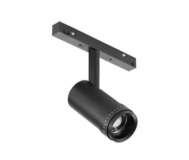Трековый магнитный светильник iLedex Vision ZOOM 4822-020-D47-10W-10/60DG-3000K-BK