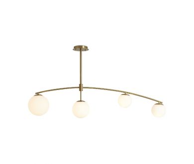 Люстра на штанге Freya Hanger FR5443CL-04BS