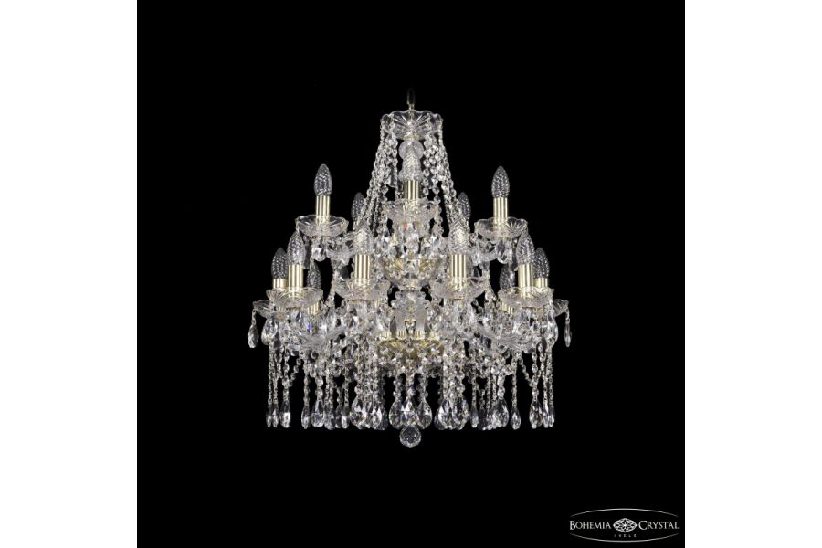 Подвесная люстра Bohemia Ivele Crystal 1413/10+5/200/2d G