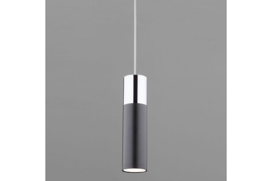 Подвесной светильник Eurosvet Double Topper 50135/1 LED хром/черный