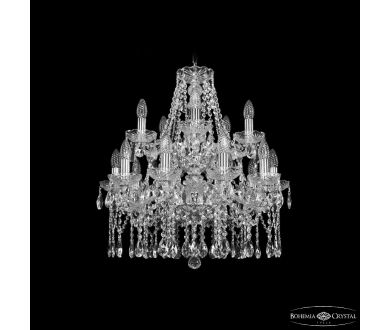 Подвесная люстра Bohemia Ivele Crystal 1413/10+5/200/2d Ni