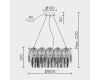 Подвесная люстра Modelux ML.7445.500 GD