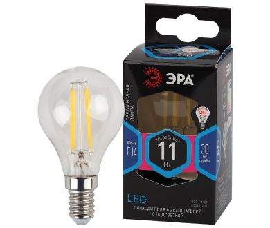 Лампа светодиодная Эра E14 11W 4000K F-LED P45-11w-840-E14 Б0047014