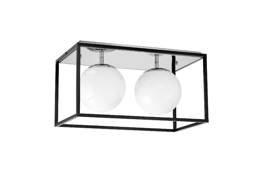 Потолочный светильник Lumina Deco Maldini LDC 8060-2 CHR+BK