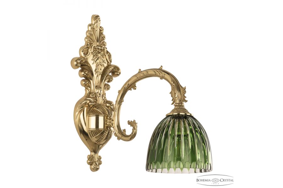 Бра Bohemia Ivele Crystal Florence 7109B15/1/210 G P1 D Clear-Green/H-1K