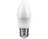 Лампа светодиодная Feron E27 9W 2700K Свеча Матовая LB-570 25936