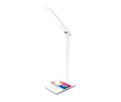 Настольная лампа с беспроводной зарядкой и USB портом Ambrella Light Desk DE581