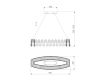 Подвесная люстра Bogates Marvel 90372/1 Strotskis a065696