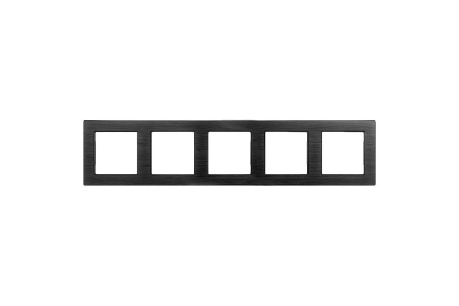Рамка на 5 постов Arlight FRM-PRESTO-ALS-5-BK 043865