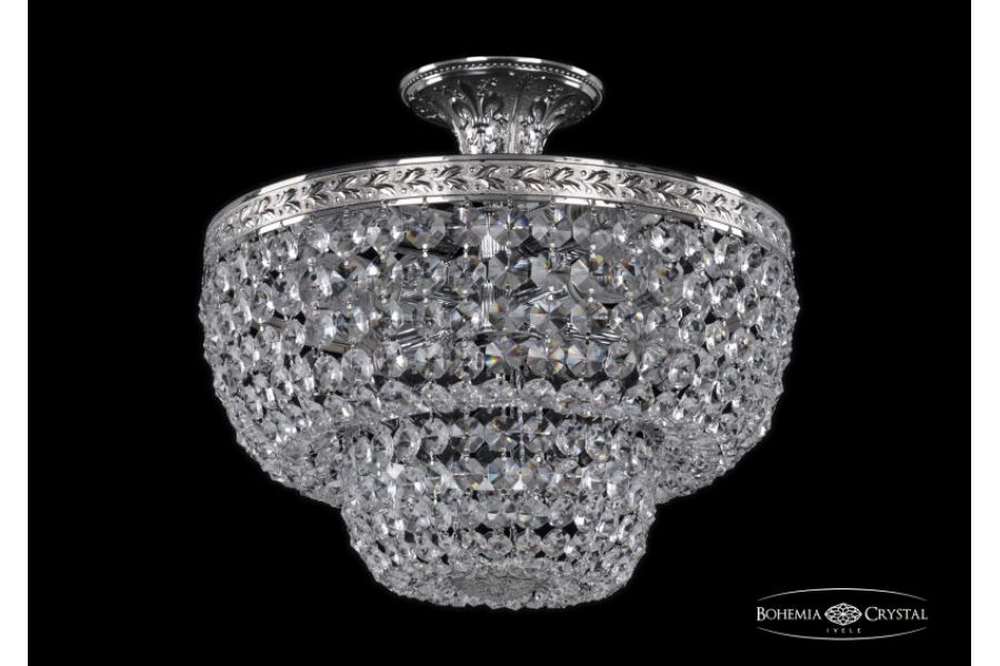 Люстра на штанге Bohemia Ivele Crystal 19101/35IV Ni