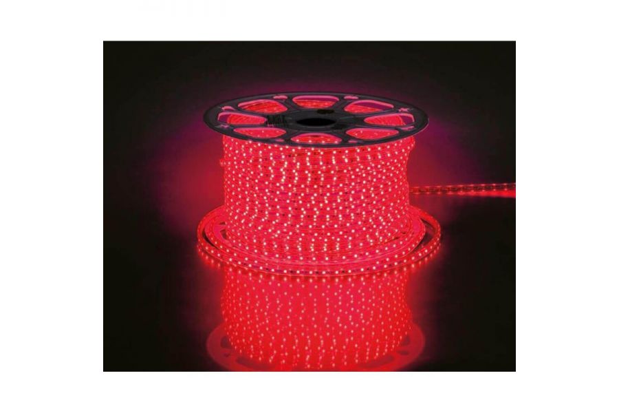 Светодиодная влагозащищенная лента Feron 4,4W/m 60LED/m 2835SMD красный 100M LS704 26239