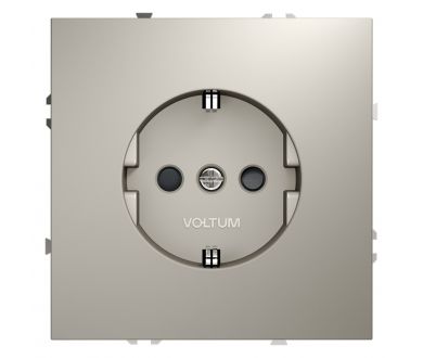 Розетка со шторками Voltum S70 VLS040203 (кашемир)
