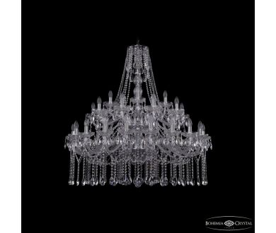 Подвесная люстра Bohemia Ivele Crystal 1413/20+10+5/400/2d Ni